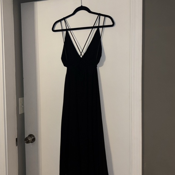 Reformation Black Strappy Dress - Picture 10 of 11